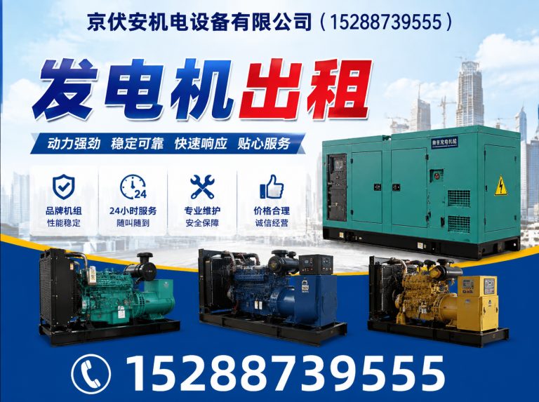 广元发电车租赁展示图