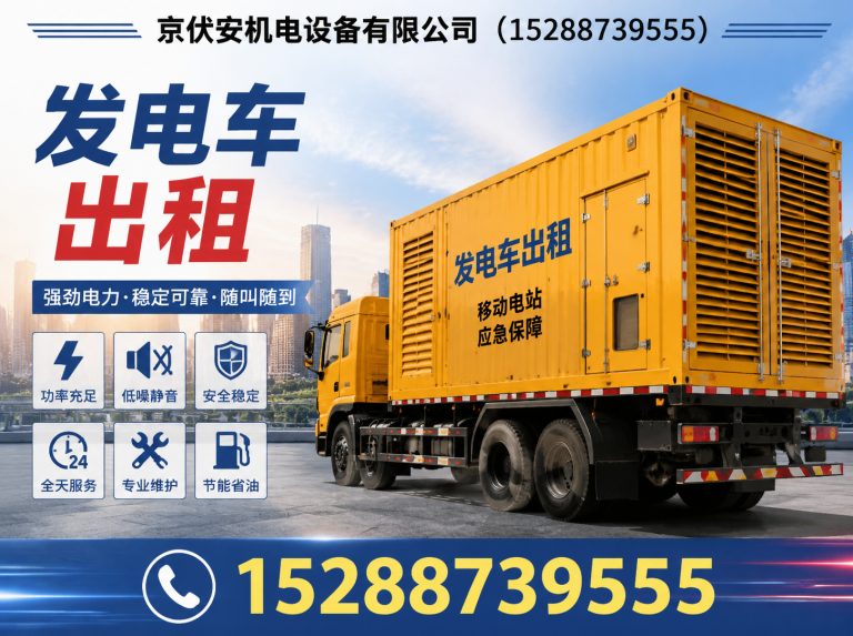 广元发电机出租展示图